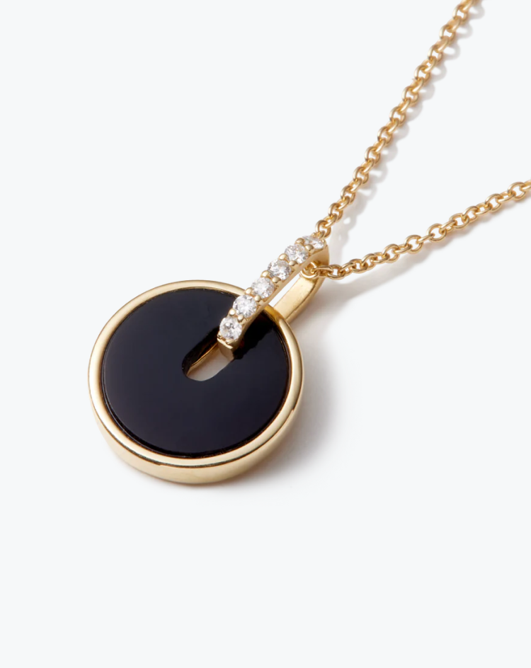 アクセサリー blanciris Prologue 18K Gold Onyx Pendant PROLOGUE COLLECTION | ブランイリス オンラインストア